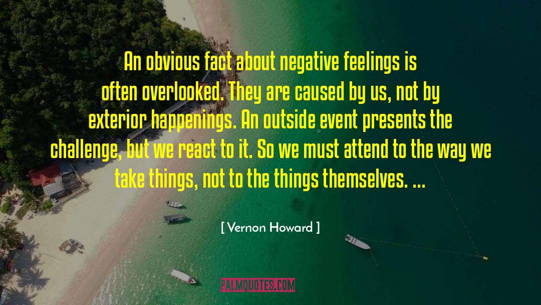 Negative Feelings quotes by Vernon Howard