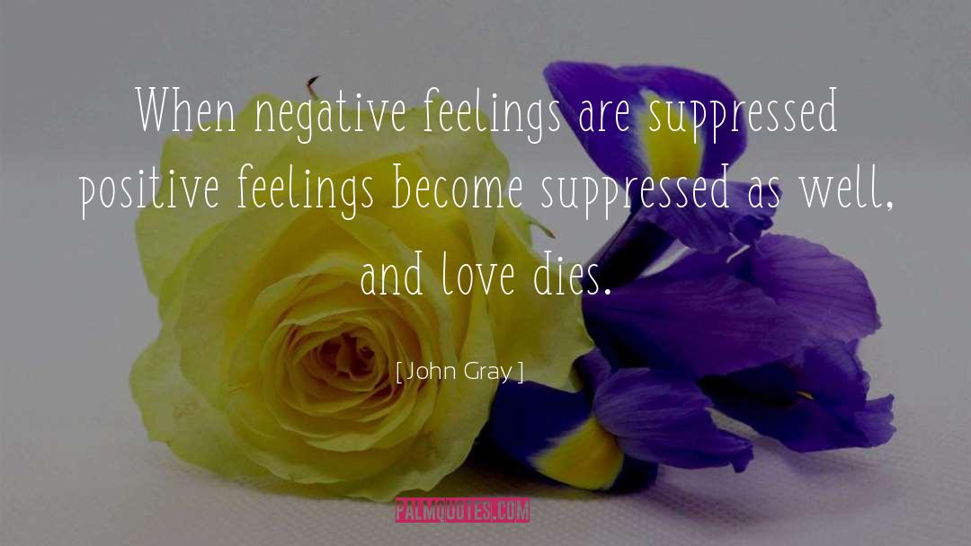 Negative Feelings quotes by John Gray