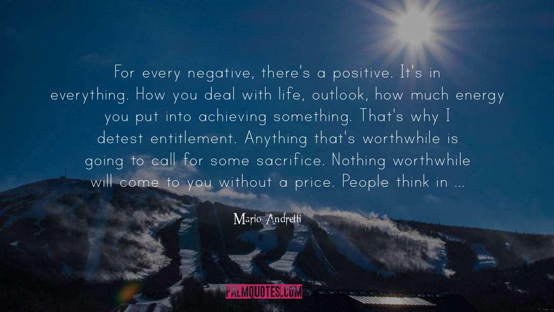 Negative Habits quotes by Mario Andretti