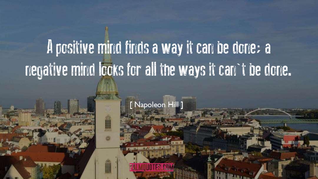 Negative Mind quotes by Napoleon Hill