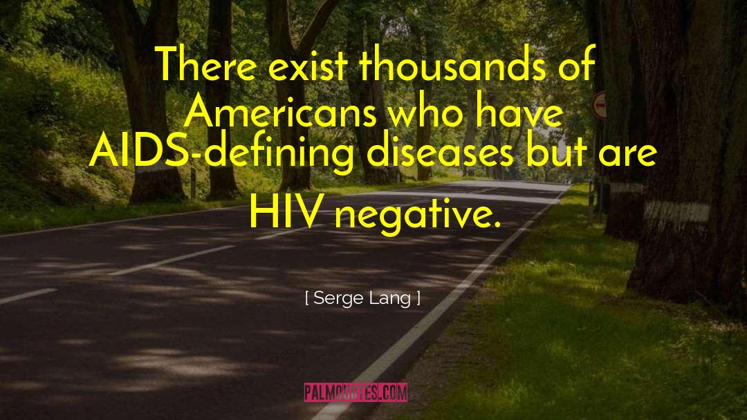 Negative Results quotes by Serge Lang