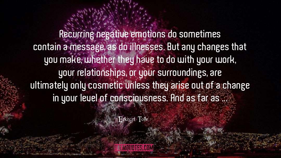 Negative Results quotes by Eckhart Tolle