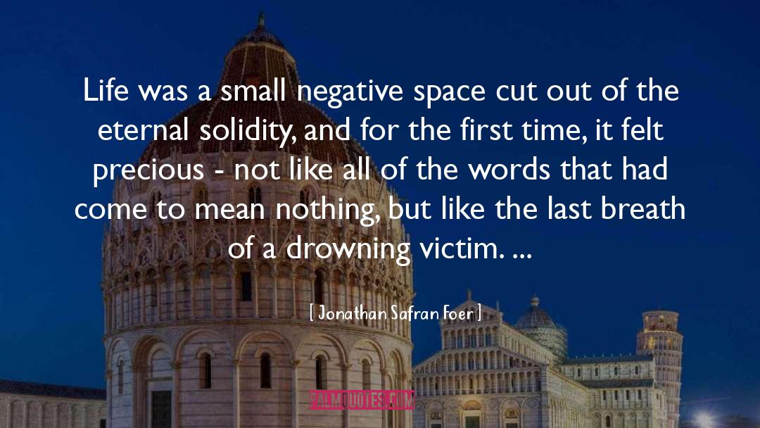 Negative Space quotes by Jonathan Safran Foer