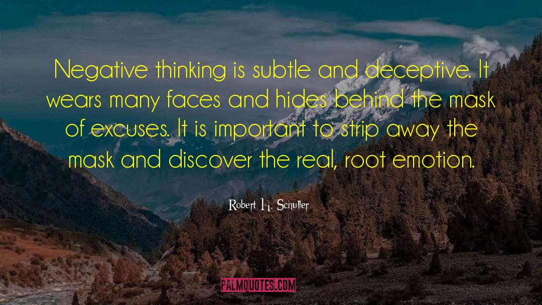 Negative Thinking quotes by Robert H. Schuller