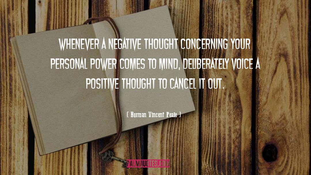 Negative Thoughts quotes by Norman Vincent Peale