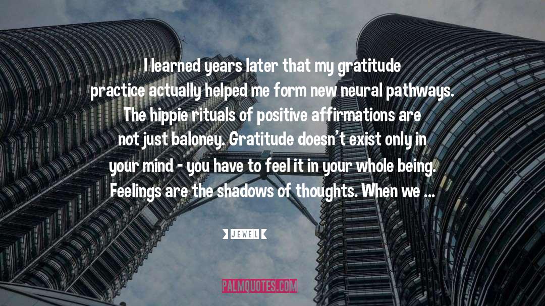 Negative Thoughts quotes by Jewel