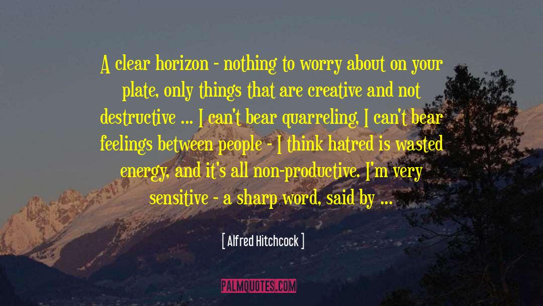 Negative Vibes quotes by Alfred Hitchcock