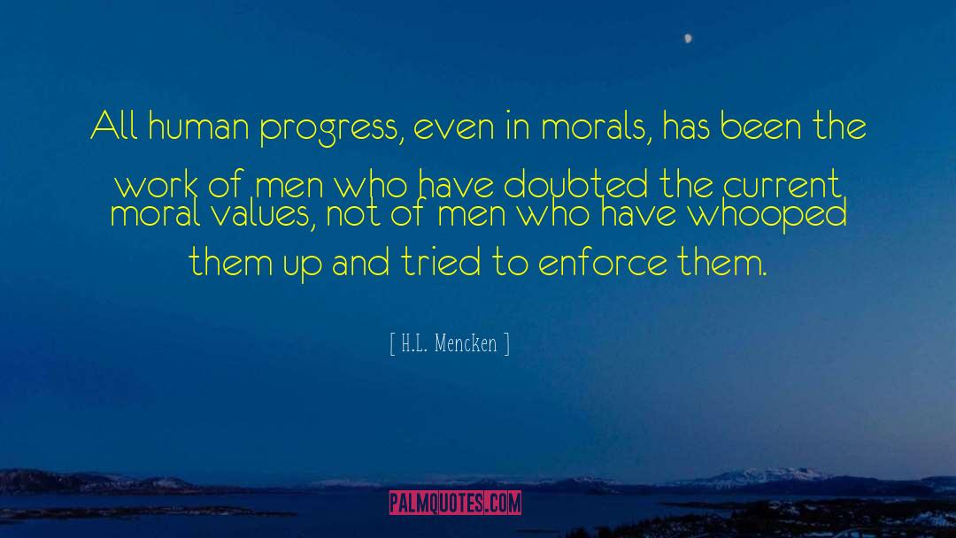 Neglect Of Morals quotes by H.L. Mencken