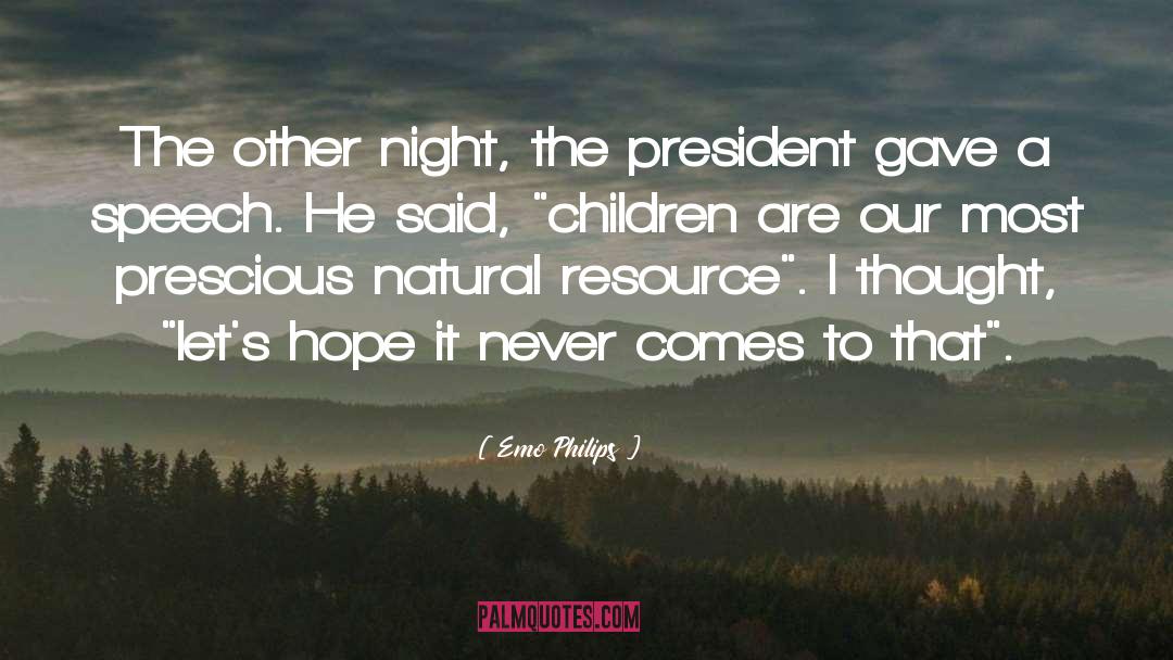 Neglected Children quotes by Emo Philips