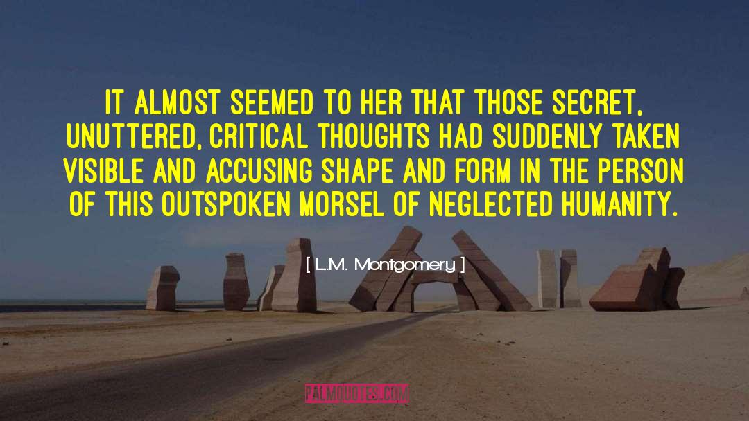 Neglected quotes by L.M. Montgomery