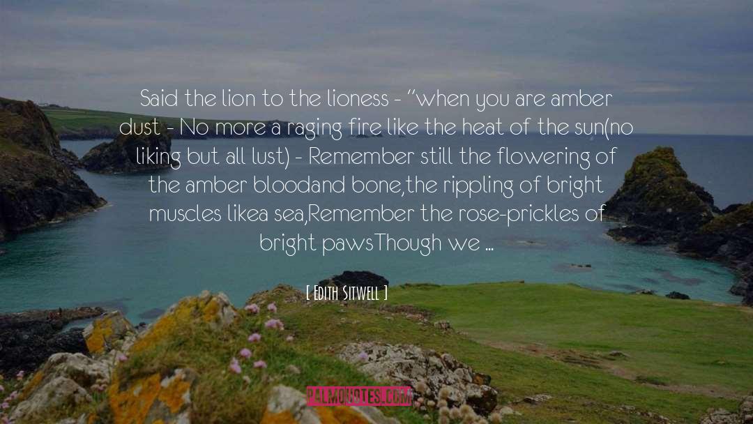 Neglecting The Lion quotes by Edith Sitwell