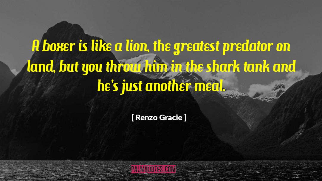 Neglecting The Lion quotes by Renzo Gracie