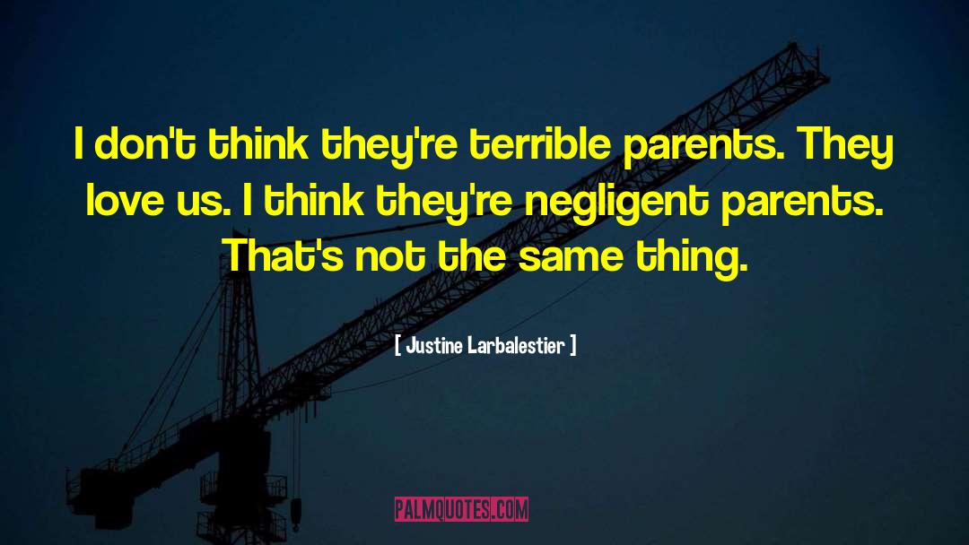 Negligence quotes by Justine Larbalestier