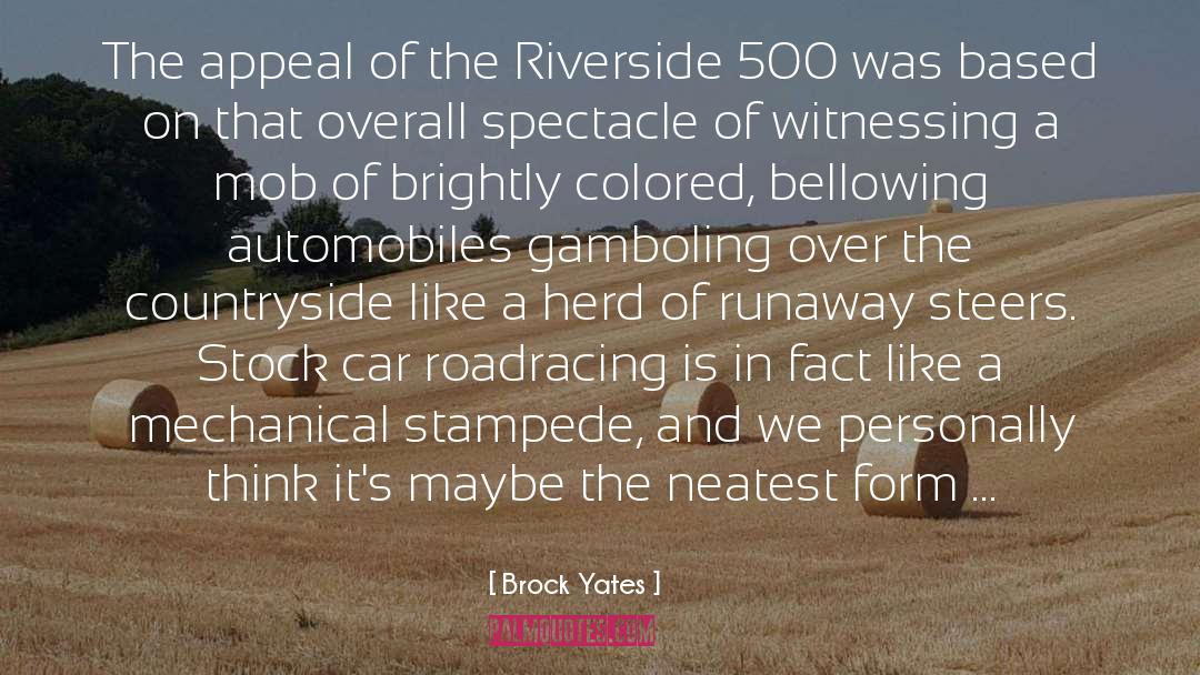 Negotiables Riverside quotes by Brock Yates