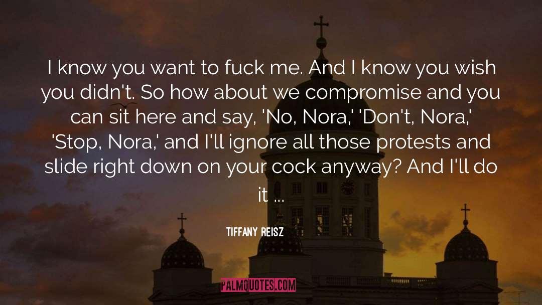 Negotiate Compromise quotes by Tiffany Reisz