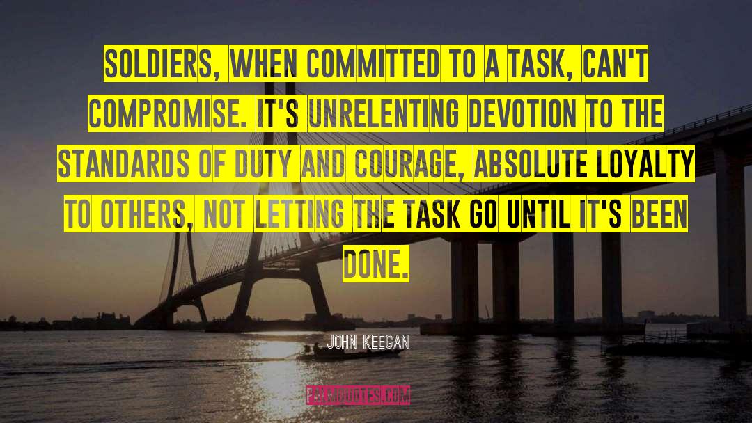 Negotiate Compromise quotes by John Keegan