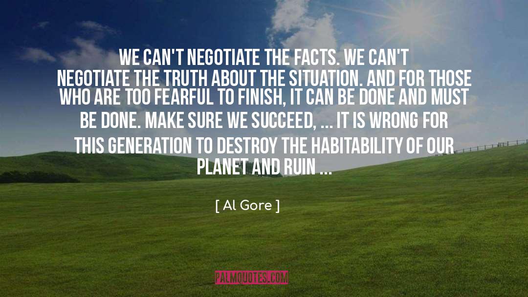 Negotiate Compromiseiation quotes by Al Gore