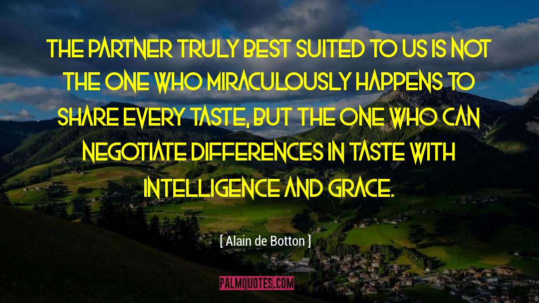 Negotiate quotes by Alain De Botton