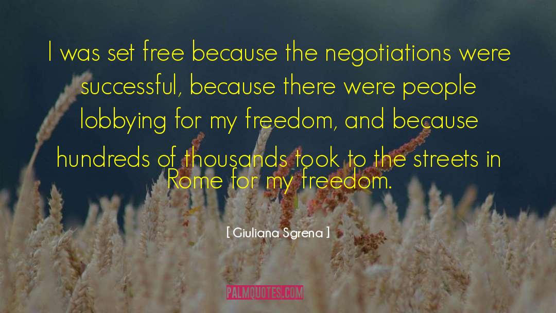 Negotiation quotes by Giuliana Sgrena