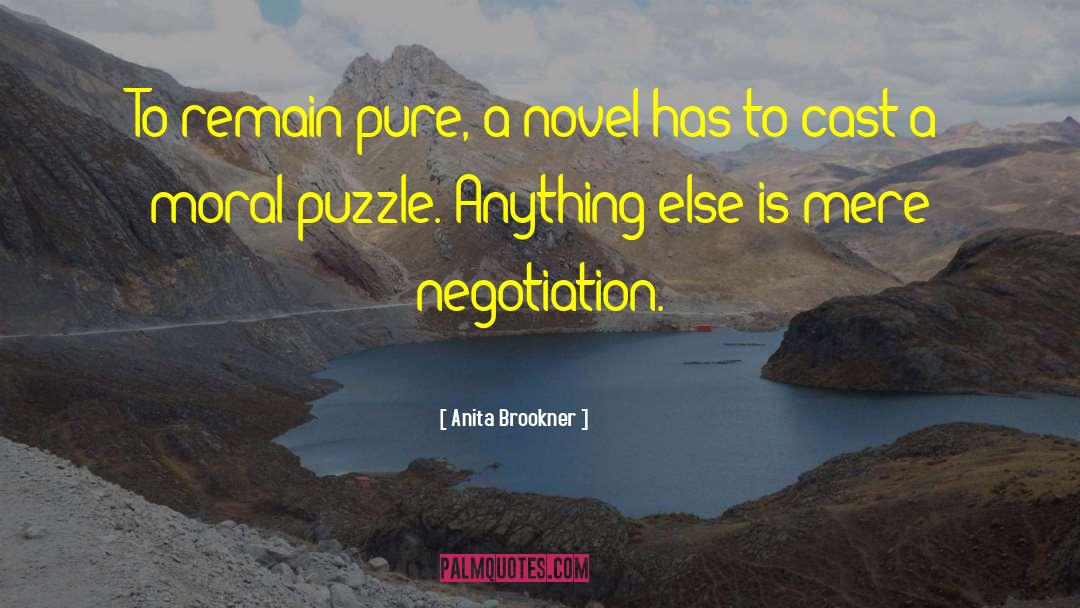 Negotiation quotes by Anita Brookner