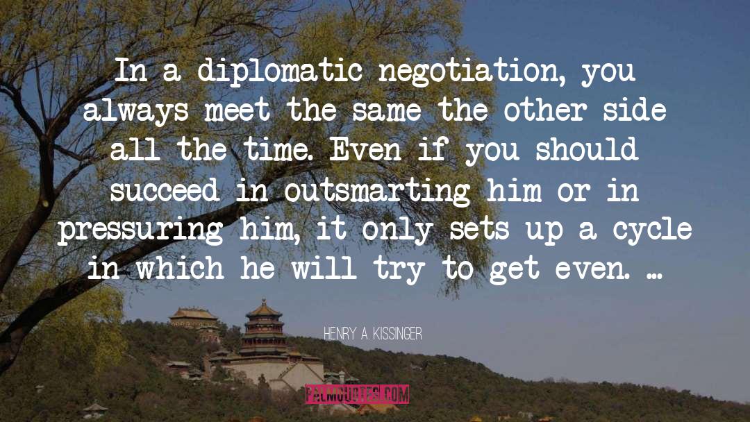 Negotiation quotes by Henry A. Kissinger