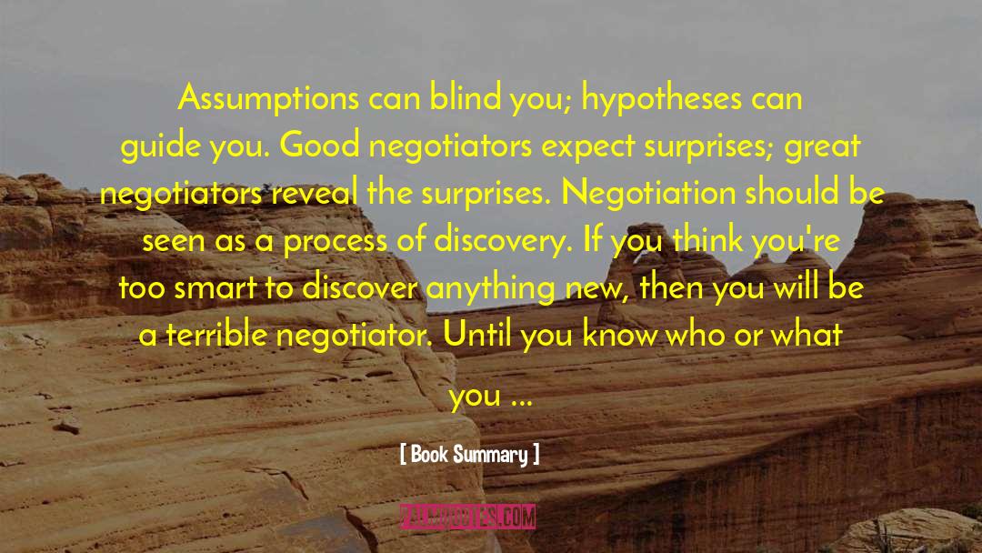 Negotiator quotes by Book Summary