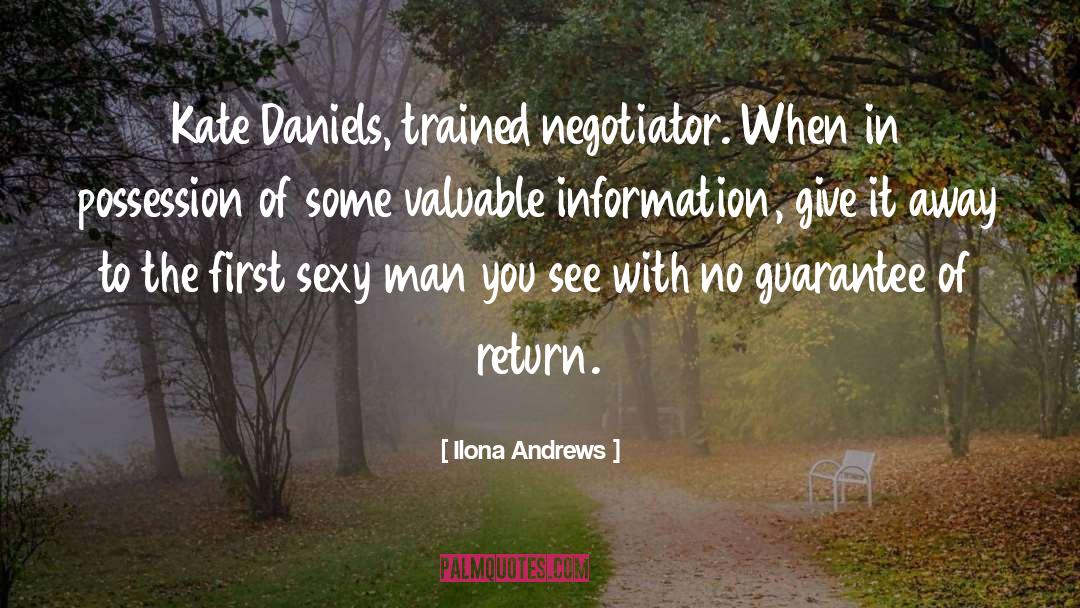 Negotiator quotes by Ilona Andrews