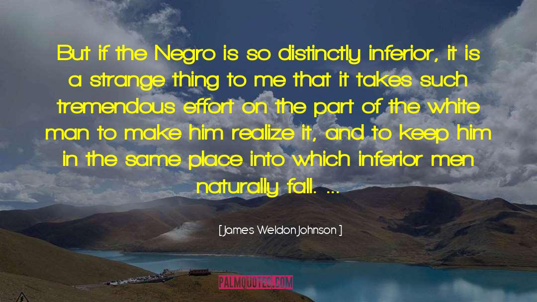 Negro quotes by James Weldon Johnson