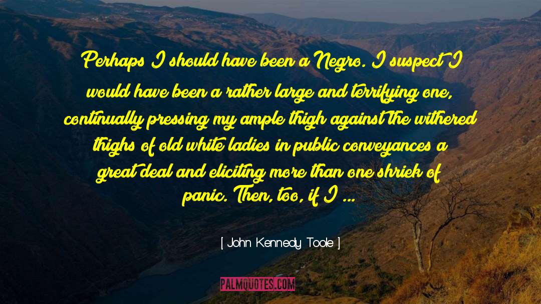 Negro quotes by John Kennedy Toole