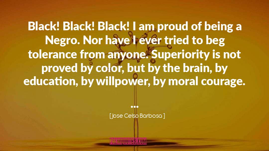 Negro quotes by Jose Celso Barbosa
