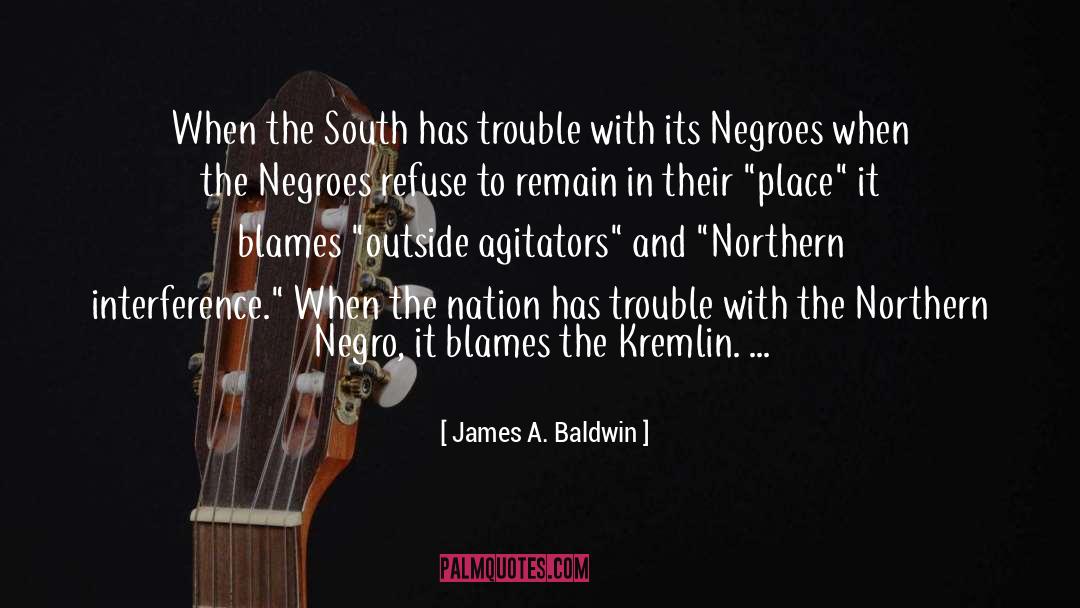 Negroes quotes by James A. Baldwin