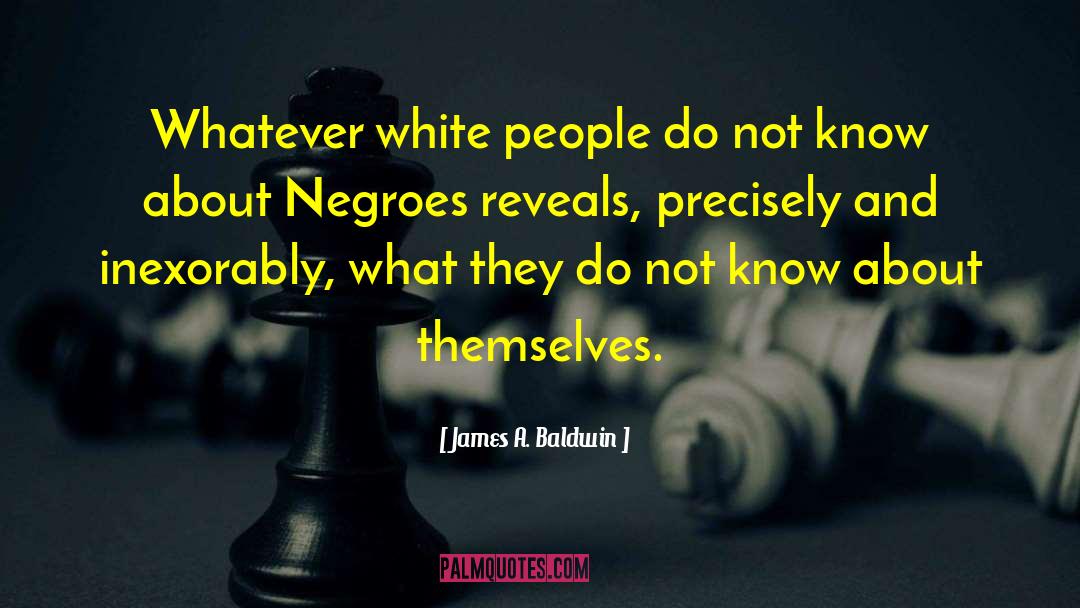 Negroes quotes by James A. Baldwin