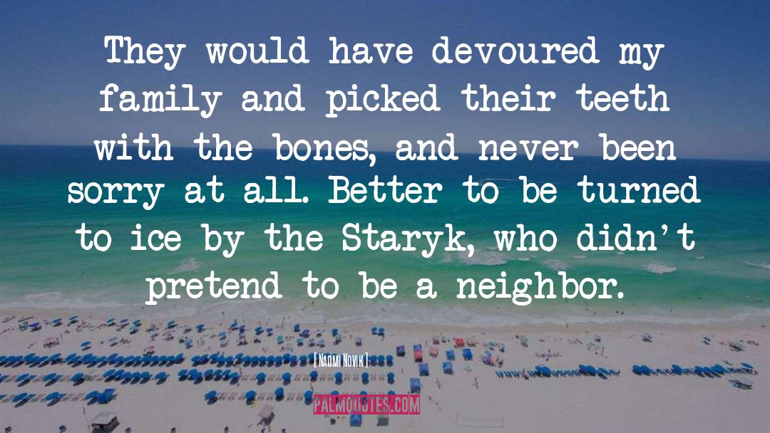 Neighborliness quotes by Naomi Novik