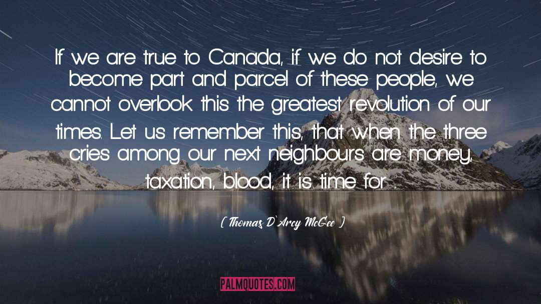 Neighbour quotes by Thomas D'Arcy McGee