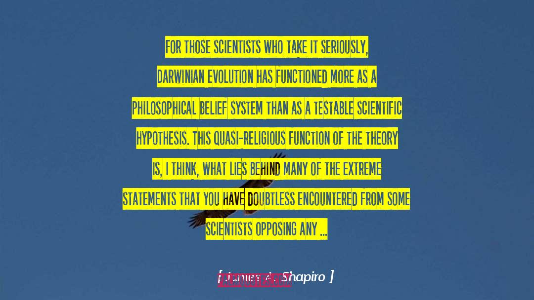 Neo Darwinism quotes by James A. Shapiro