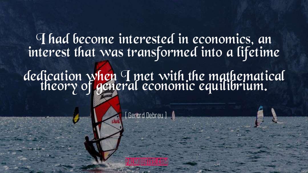 Neoclassical Economics quotes by Gerard Debreu