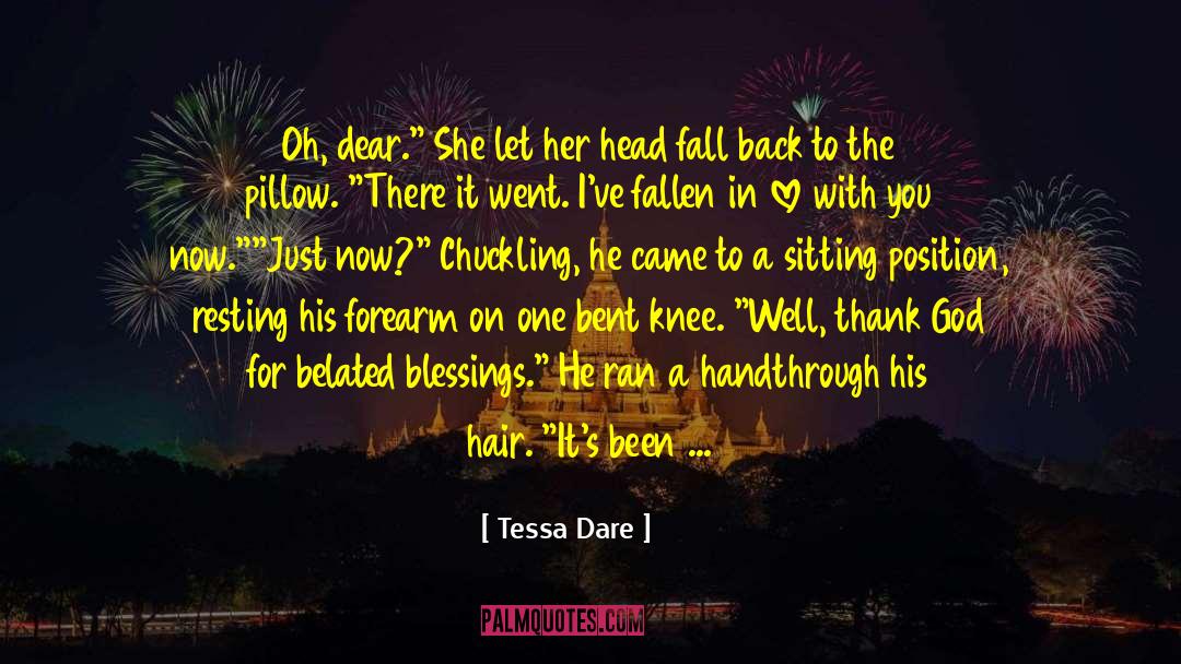 Neoprene Knee quotes by Tessa Dare