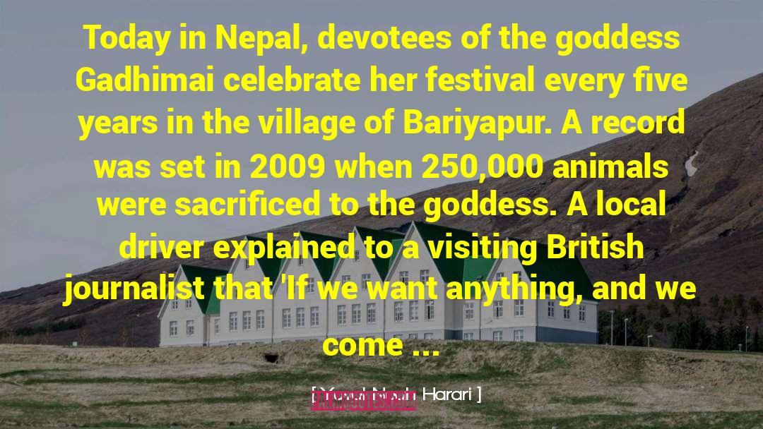 Nepal quotes by Yuval Noah Harari