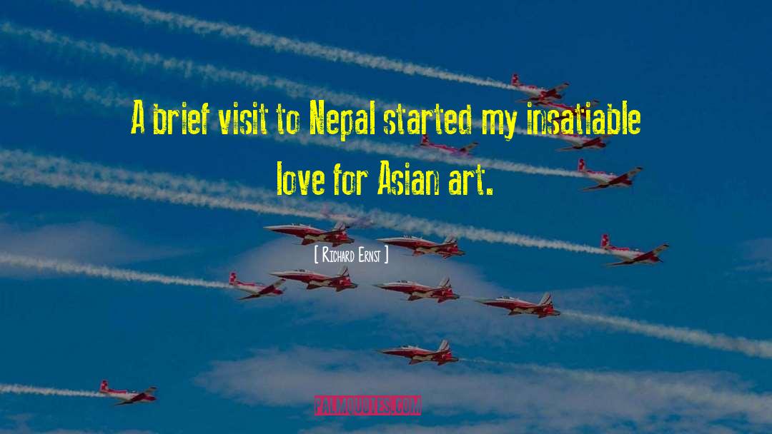 Nepal quotes by Richard Ernst