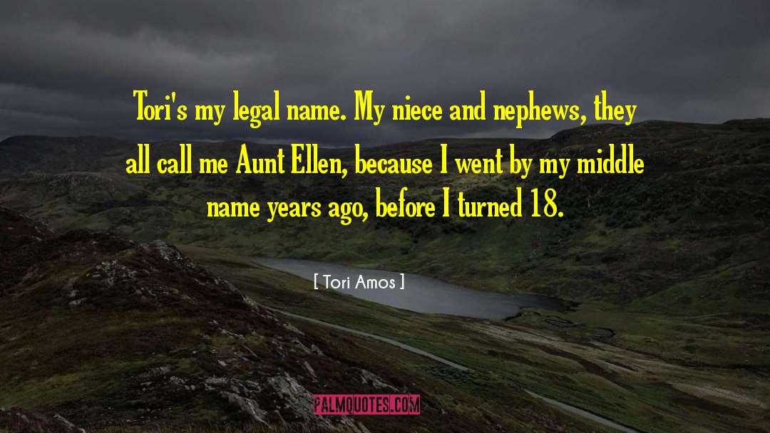 Nephews quotes by Tori Amos