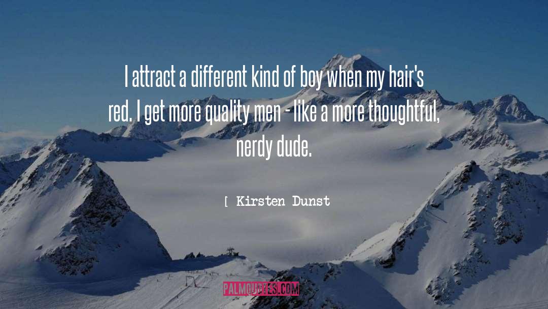 Nerdy quotes by Kirsten Dunst