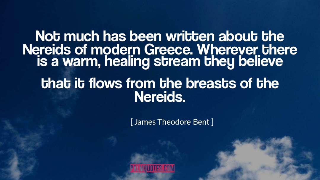 Nereids quotes by James Theodore Bent