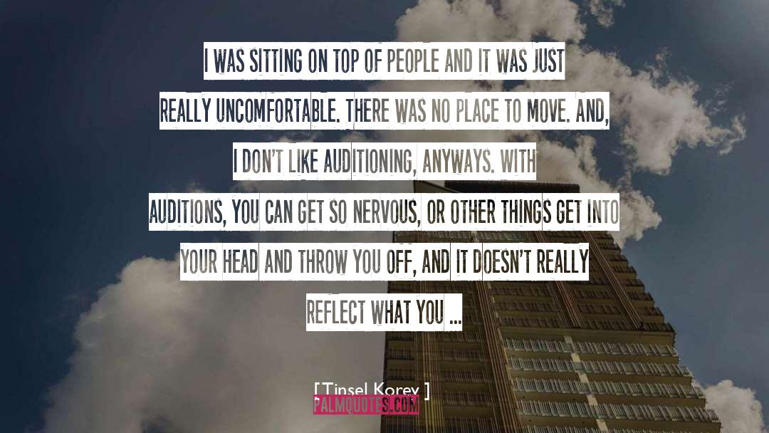 Nerve Wracking Vs Nerve Wrecking quotes by Tinsel Korey