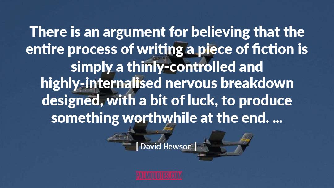 Nervous Breakdown quotes by David Hewson