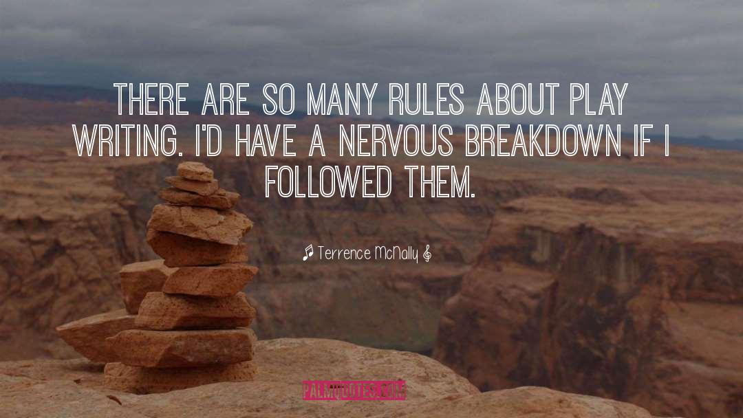 Nervous Breakdown quotes by Terrence McNally