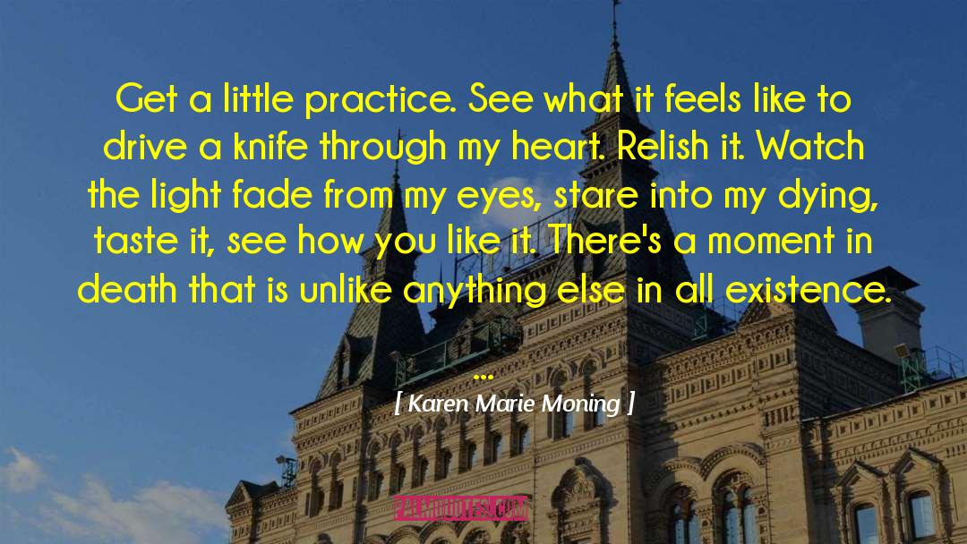 Nessmuk Knife quotes by Karen Marie Moning