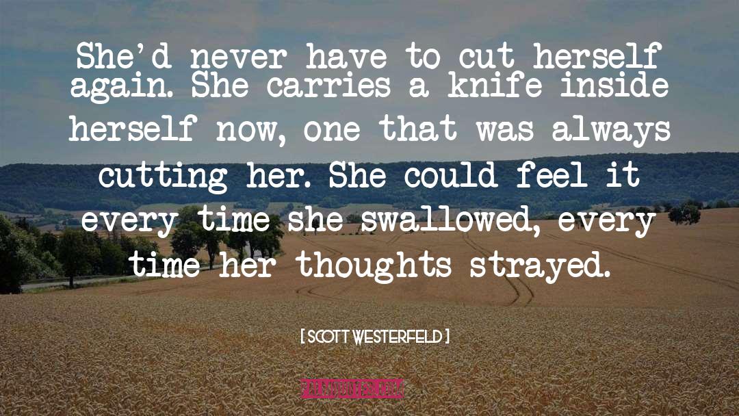 Nessmuk Knife quotes by Scott Westerfeld