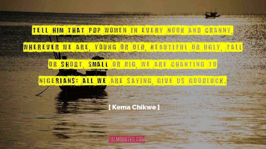 Nestling And Nook quotes by Kema Chikwe