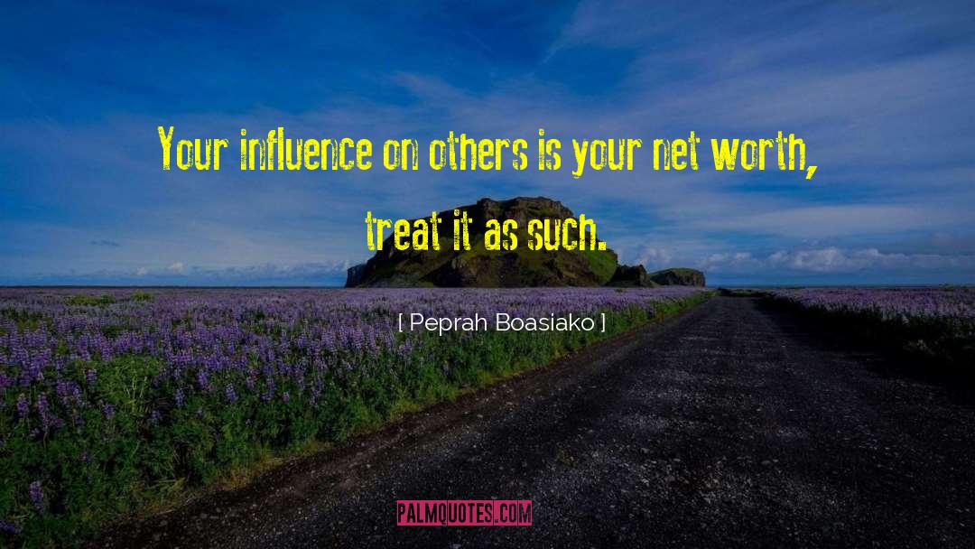 Net Worth quotes by Peprah Boasiako