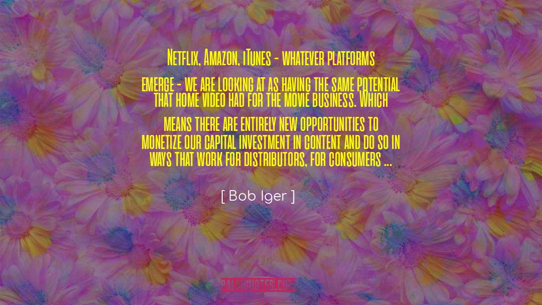 Netflix quotes by Bob Iger